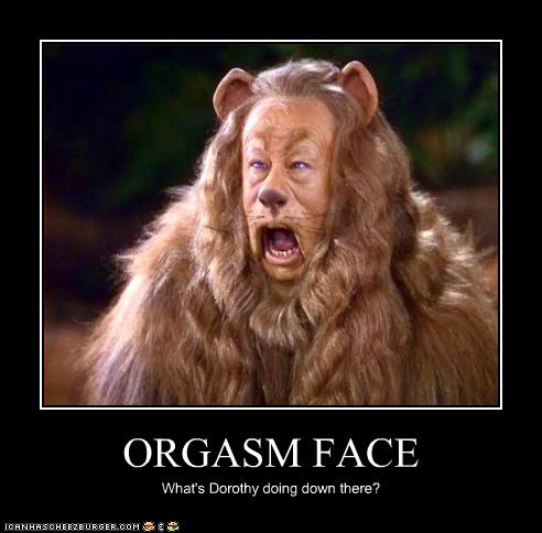 Orgasm face